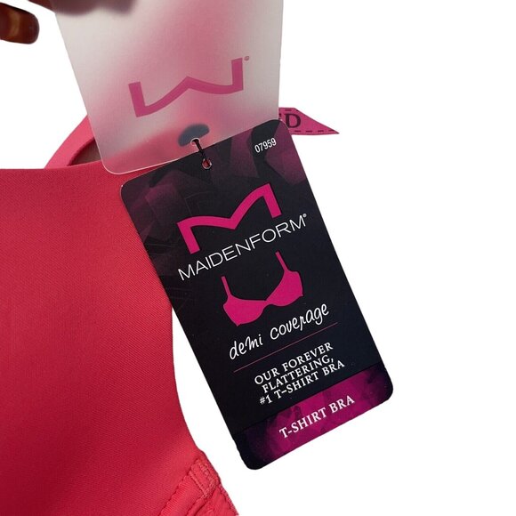 Maidenform One Fab Fit Original Tailored Demi T-Shirt Bras 07959 Women 36D NEW - Picture 8 of 12